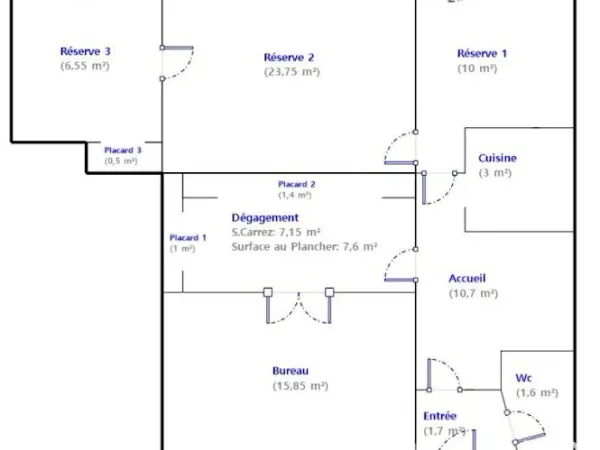 Parking/Garage/Box 83 m²