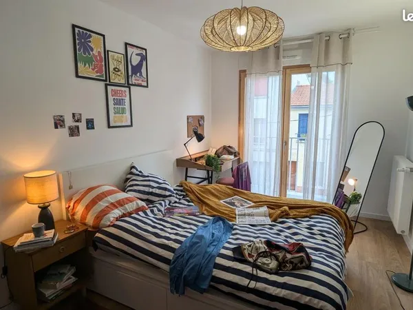 Chambre 1 pièce 31 m²