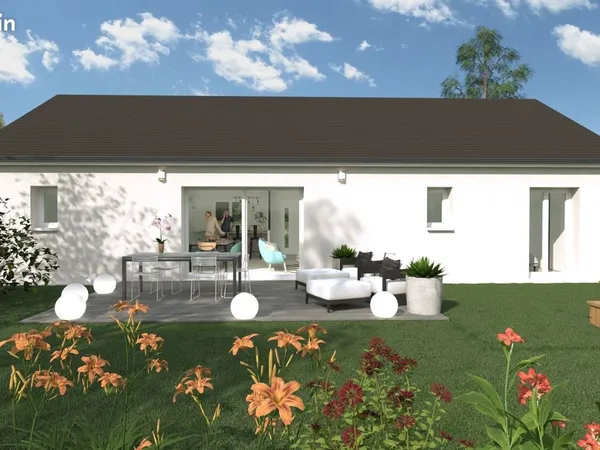 Projet de construction d'une maison 90 m² avec terrain à DOMERAT (03)