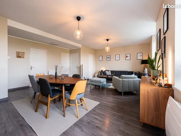 APPARTEMENT 110 m² - 3 CHAMBRES, JARDIN 165 m² + TERRASSE + GARAGE, QUARTIER GARE