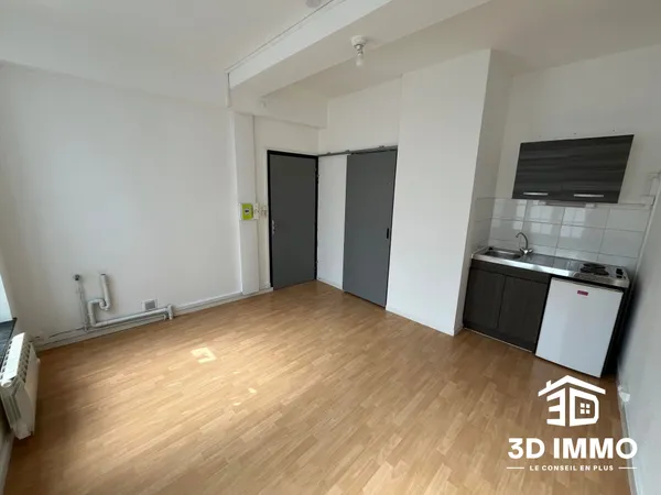 Studio 1 pièce 17 m²