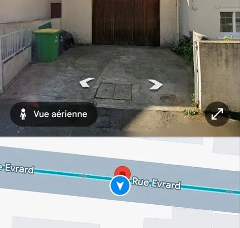 Garage et terrain constructible