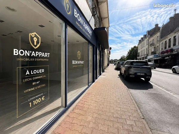 Local commercial 80 m² CAMBRAI