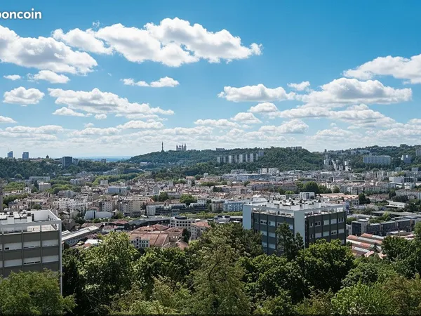 Beau 3 pièces spacieux et clair avec vue sur LYON