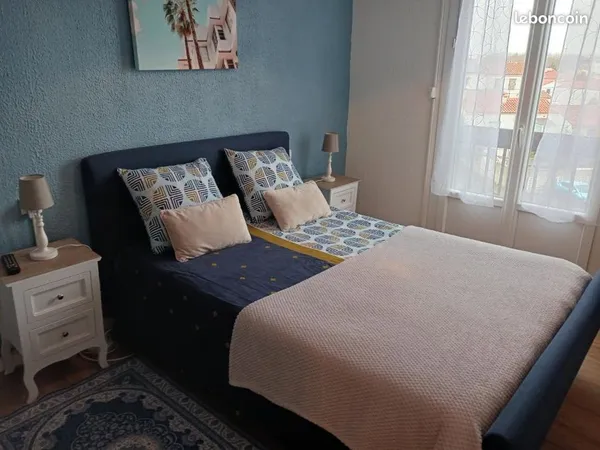 à louer - appartement t2 meublé avec balcon - perpignan