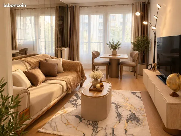 🏠 GRAND T2 MEUBLÉ 50 m² - PARIS 15e - PARC GEORGES-BRASSENS À 2 MIN - DPE C