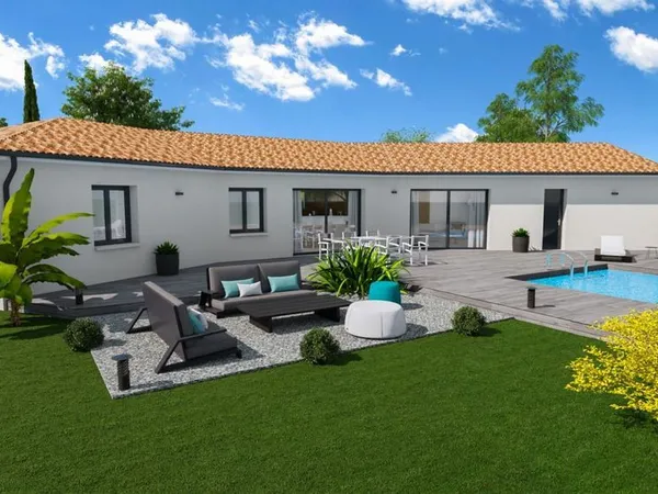 Terrain + maison à vendre à TAIX