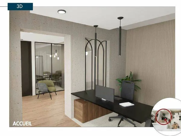 Bureau 280 m²