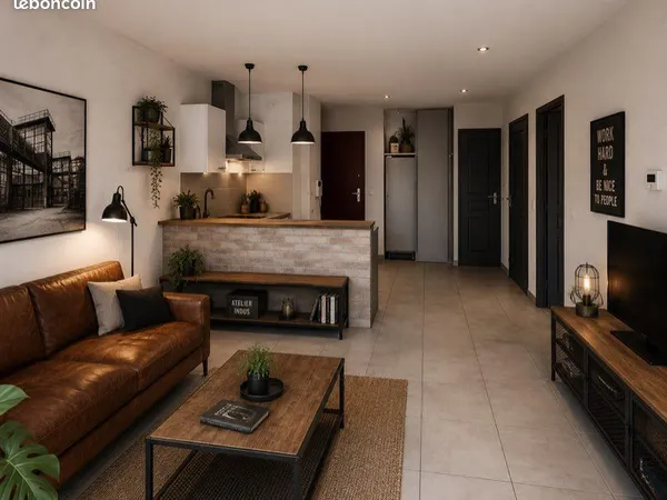 T2 meublé 45 m2