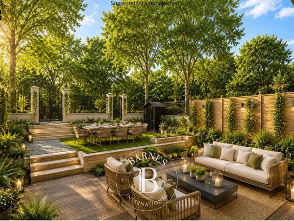 Rez de jardin d'exception 5 pièces / Neuilly-sur-Seine