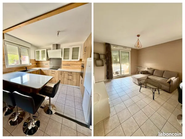 T2 meublé 50 m² avec balcon & parking sous-sol - Dijon Toison d'Or