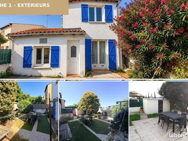 NOUVEAU PRIX 299 000 - Montpellier Croix d'Argent - Maison T5 100 m² - 4 chambres