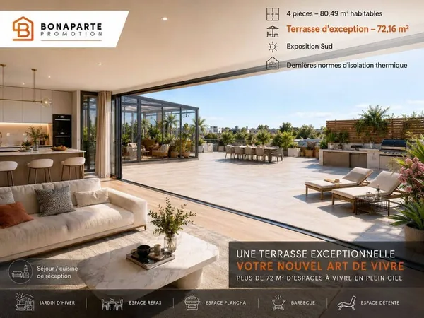 Appartement 4 pièces 84 m²