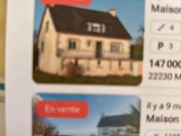 Maison à ventes avec jardin
