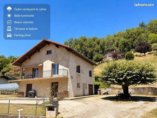 Maison familiale rénovée 137 m² - Vue dégagée - Jardin - Garage - Fort potentiel