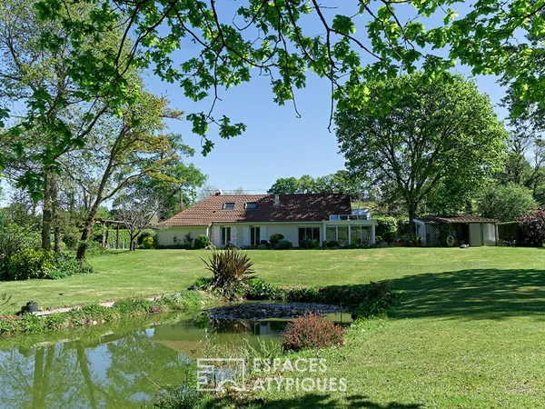 Propriété de charme avec étang privé