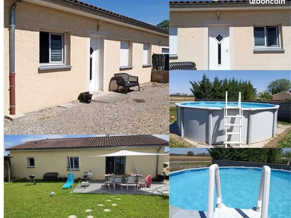 🔥 LOYETTES - Maison 93 m² - 3 chambres - Piscine - Terrain 701 m² - Garage - 310 000 🔥