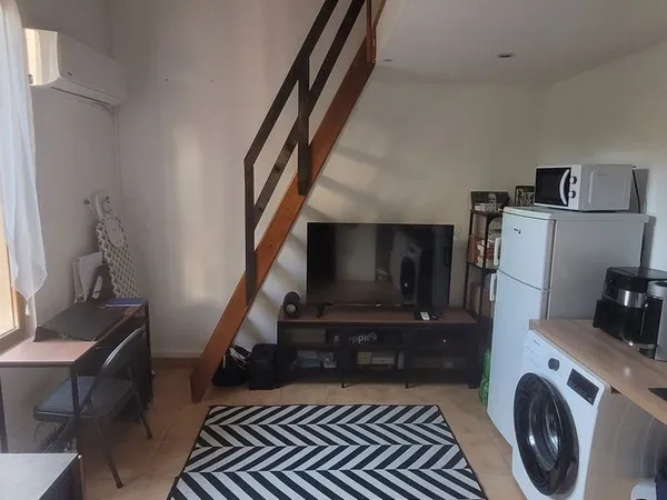 Studio meublé 20 m² - Terrasse, mezzanine et parking - Argenteuil