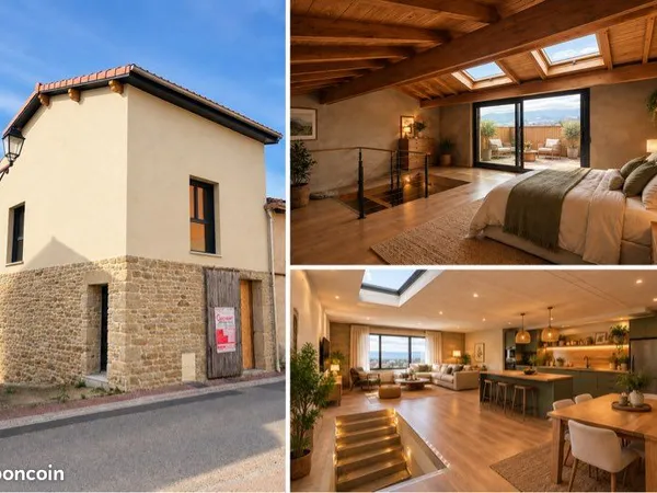 Maison à rénover à Cellieu - vue Pilat et tropezienne