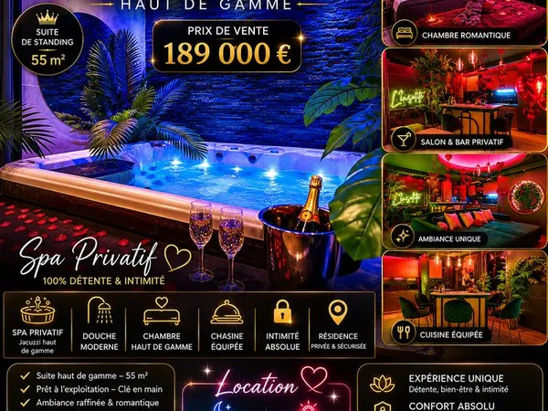 Vente appartement love room