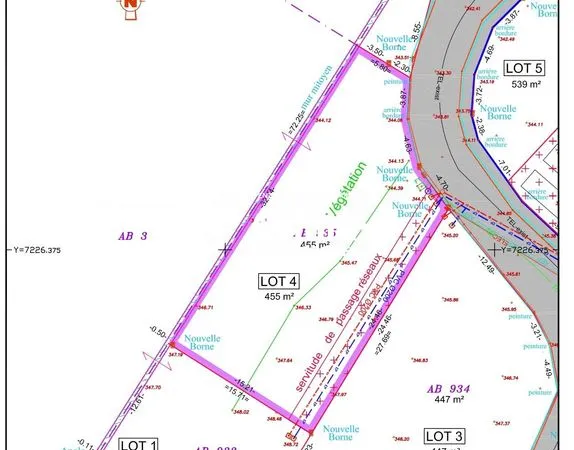 Terrain 455 m² Vittel