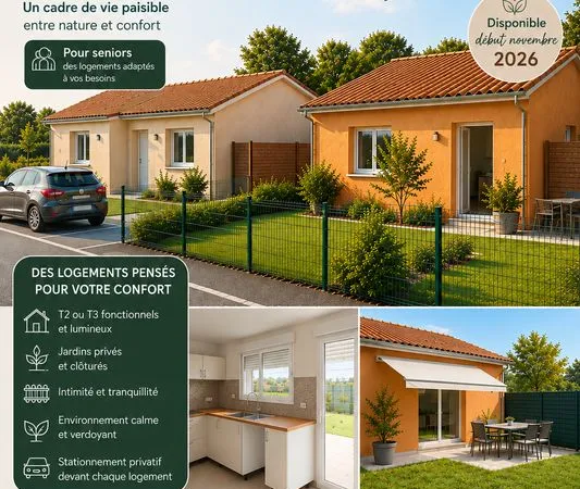 Maison T2 pour senior