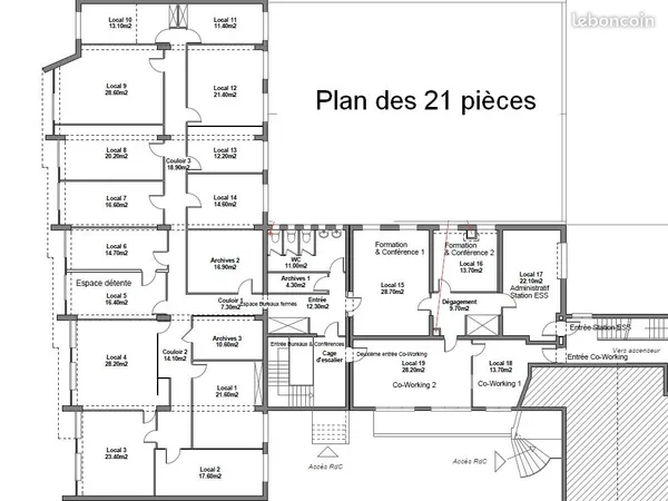 Vends - 470 m² - pour investisseurs