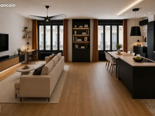 Appartement familial rénové & climatisé - Lyon 6e (Edgar Quinet)