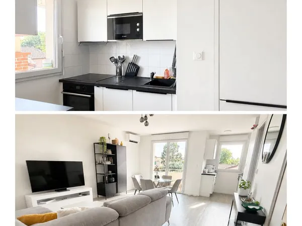 Appartement T2 44 m² lumineux - Climatisation - Terrasse 7 m² - Piscine
