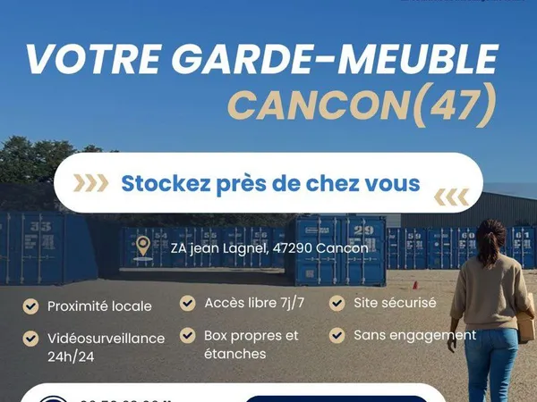 Box stockage cancon - promo -50 % pendant 3 mois