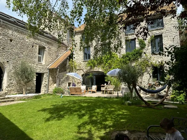 Location Meublé - Corps de ferme - Goussonville - 250 m² - Jardin + Potager