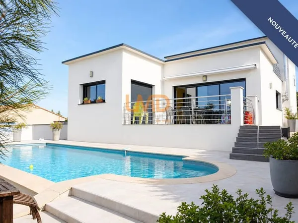 Villa familiale contemporaine 4 chambres piscine garage