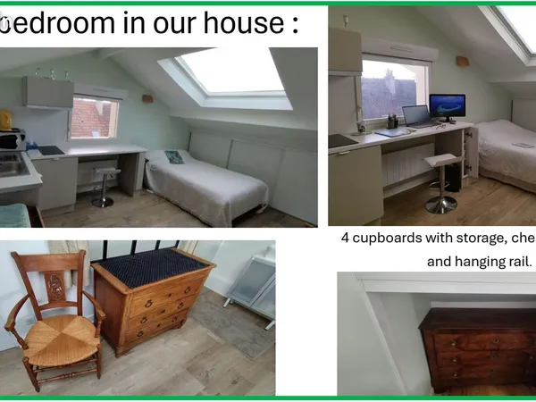 Charming Room in an Eco-Habitat Near Paris - Ideal for Students Garden in permaculture