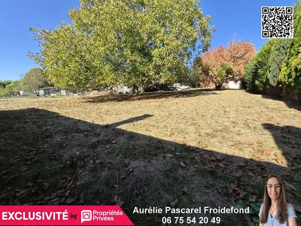 24990 EUROS // LUBERSAC (19210) TERRAIN PLAT d'environ 850m² // EXCLUSIVITE