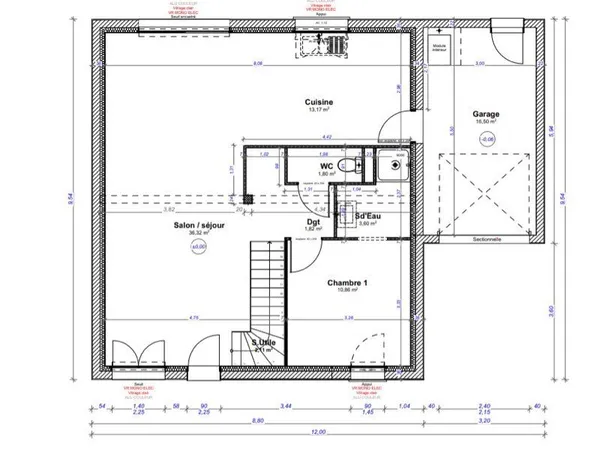 Maison 4 chambres 114m2