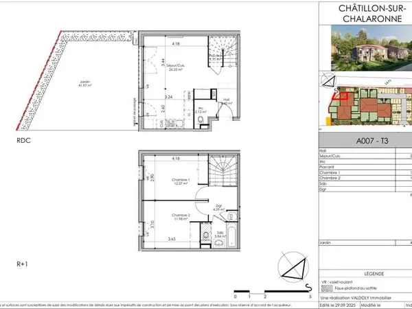 Programme neuf à vendre Châtillon Sur Chalaronne - LOT A007