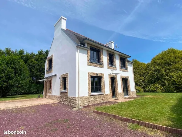 Maison néo-bretonne - 144 m² - Terrain 1 348 m² - Bénodet - Rénovée, proche plages
