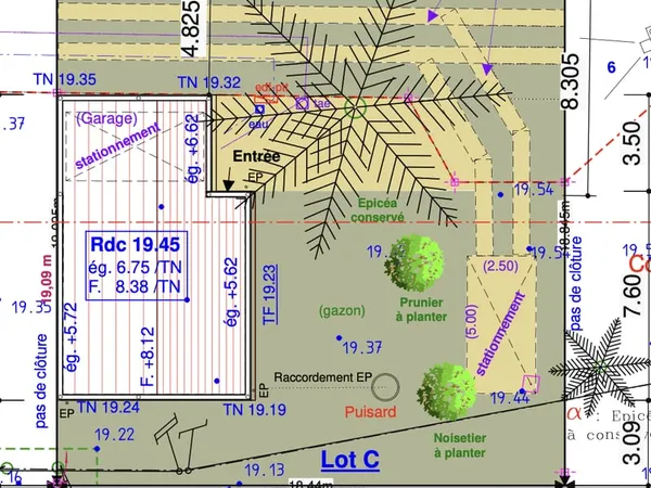 Terrain 246 m²