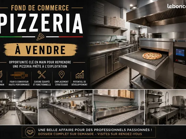 Fonds de commerce pizzeria