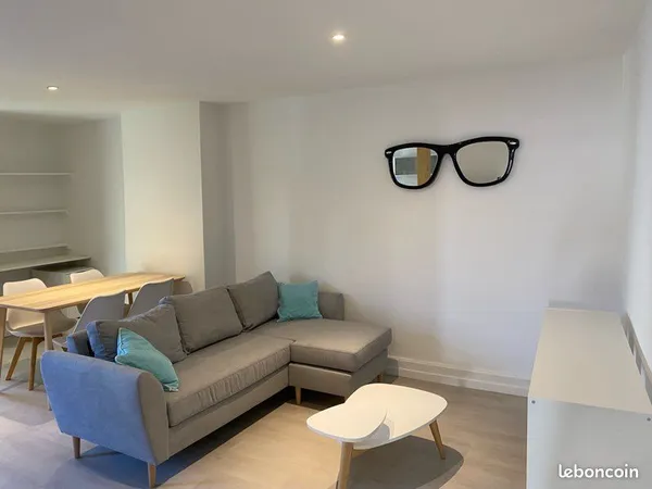 T2 Meublé à louer 50m2-secteur gare