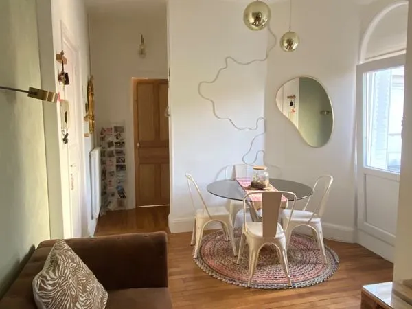Appartement rénové 2 pièces 40m²