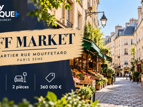 A vendre appartement 27m2 quartier Mouffetard