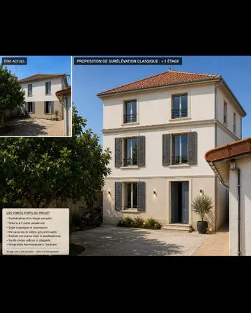 Immeuble ou maison 156m2 habitables 320m2 de terrain