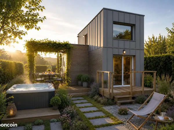 Chalet de jardin - Tiny House - Studio indépendant bois - Idéal location saisonnière