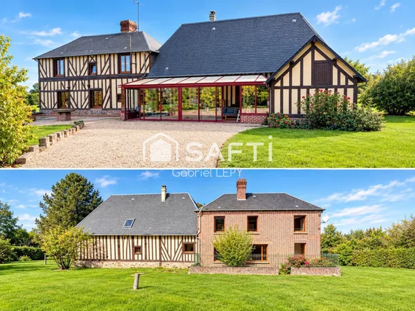 À 5 MINUTES DE VIMOUTIERS - MAISON DE CARACTÈRE AVEC DÉPENDANCES ET GRAND TERRAIN