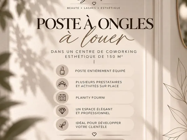 Location poste à ongles