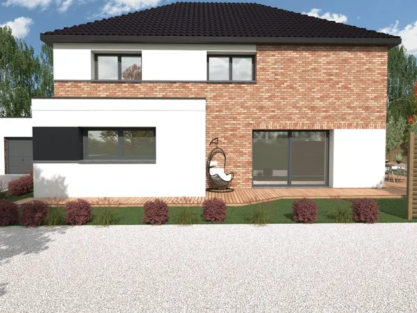 Terrain + maison 180 m²