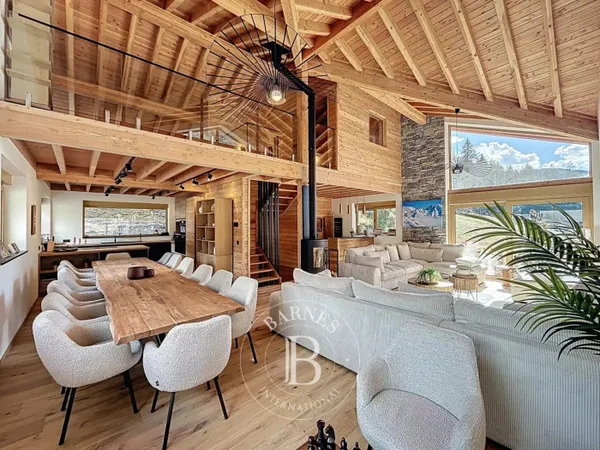 Morzine - Chalet neuf de 317 m² - 6 chambres en suite - Espace b