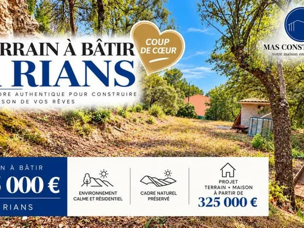 TERRAIN CONSTRUCTIBLE AVEC BELLE VUE