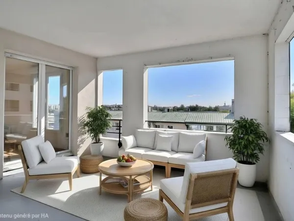 Appartement T3 lumineux avec 2 terrasses et parking sous-sol